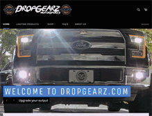 Tablet Screenshot of dropgearz.com
